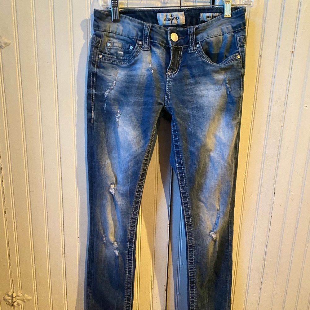 Daytrip Lynx Skinnies low rise 25 distressed